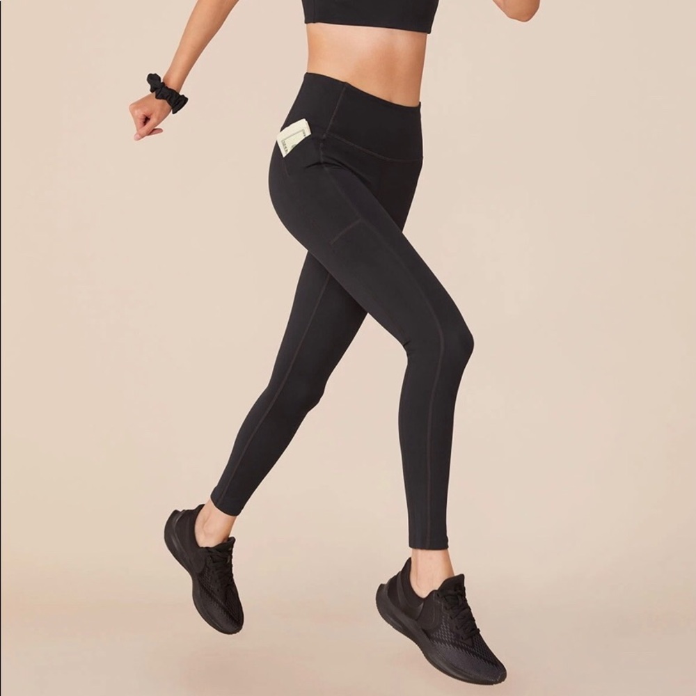 Black High-Rise Pocket Legging
